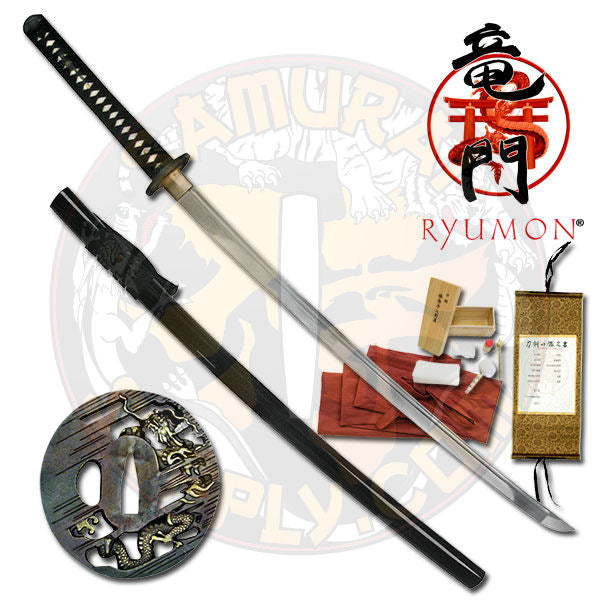 Ryumon Folded Dragon Katana Sword