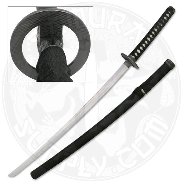 Reverse Blade Katana Sword (Black)