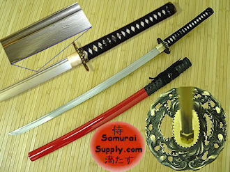 Damascus Bushi Katana Sword